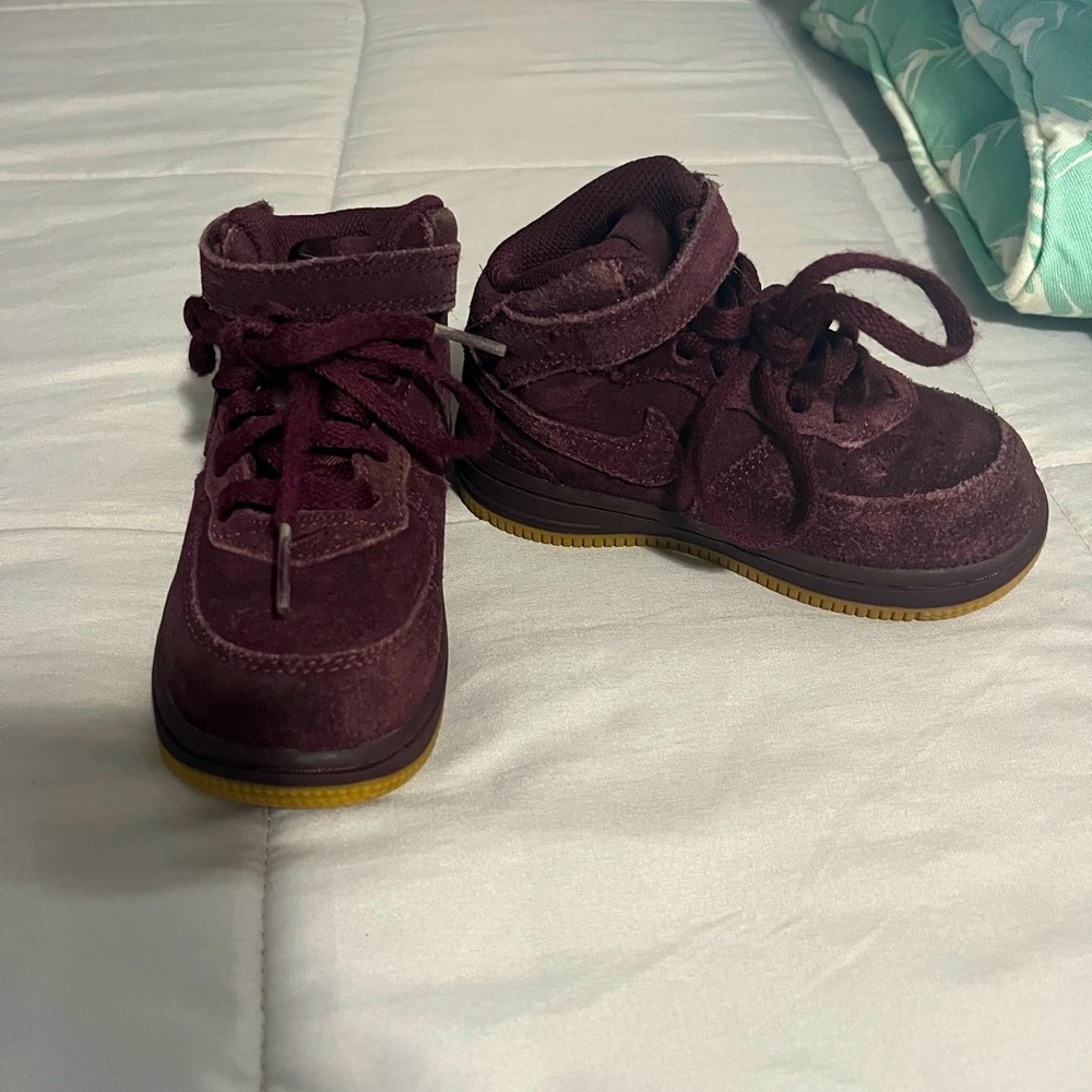 Nike Burgundy Hightops - Toddler Size 8